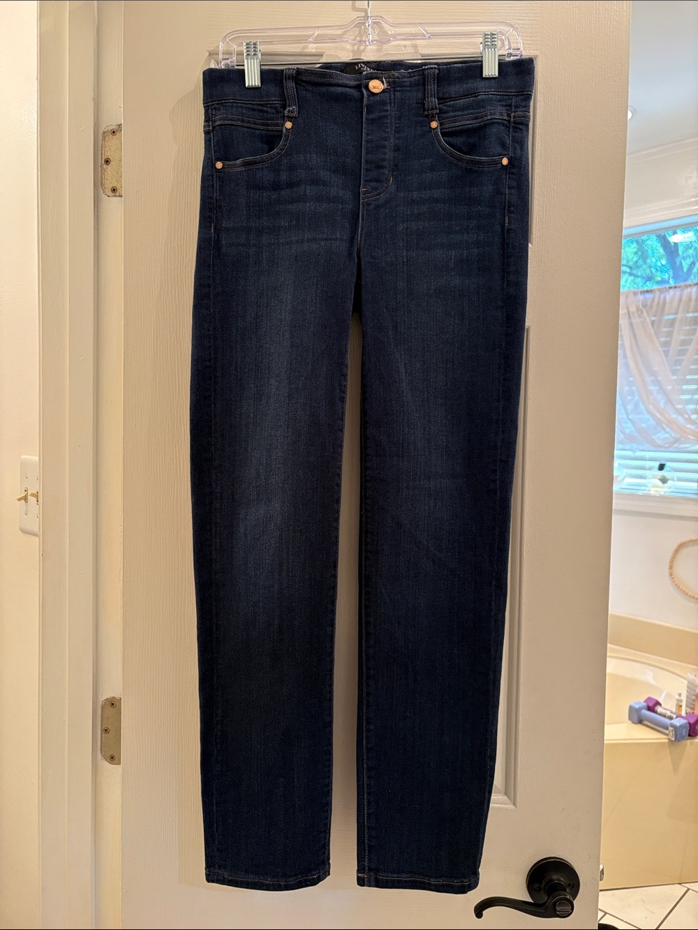 Liverpool Jeans Company Dark Indigo Pull on Skinny Jeans